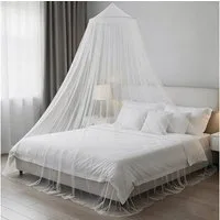wohnTRAUM24 Moskitonetz Moskitonetz für Betten Optimaler Mückenschutz Indoor/Outdoor, Einfache Montage Für Einzel- Doppelbett