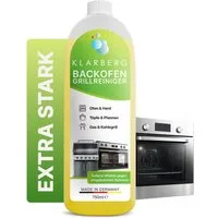 Klarberg Backofen- & Grillreiniger extra stark – für Ofen, Grill, Gasgrill Backofenreiniger (Spar-Set, [- geruchsneutral, extra stark)