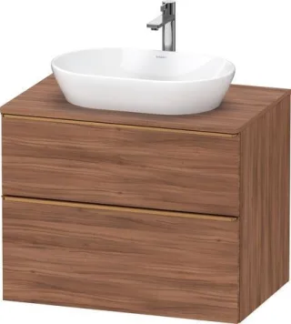 Duravit D-Neo Konsolenwaschtischunterbau wandhängend Nussbaum Matt 800x550x664 mm - DE4967004790000 DE4967004790000