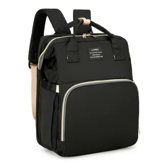 Foldable Baby Bed, Multifunctional Mommy Backpack, Large Outdoor Baby Changing Bag Tote, Stylish & Practical Diaper Back