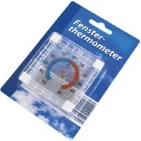 Raumthermometer Fensterthermometer Außen Transparent 1 Stück, Stück 1-tlg., Fenterthermometer, Außenthermometer Temperaturanzeiger Wetteranzeiger Temperaturmesser