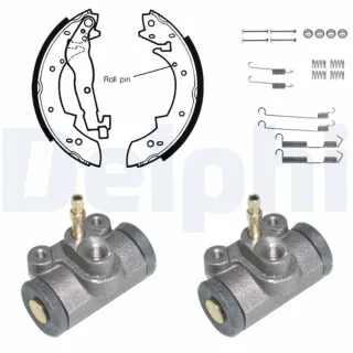 Delphi Bremsbacken vormontiert hinten BMW 3er E30 KP836