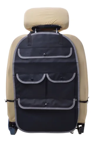 Autositz Rücklehnen Organizer 4-Taschen Druckknöpfe Tasche Ablage Rücksitz Sitz