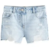 Next Jeansshorts Shorts in Used-Optik mit ausgefransten Rändern (1-tlg)