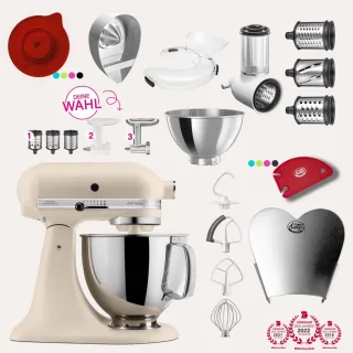 KitchenAid Artisan 4,8 Liter KSM175 Spar-Set mit Gemüseschneider &...