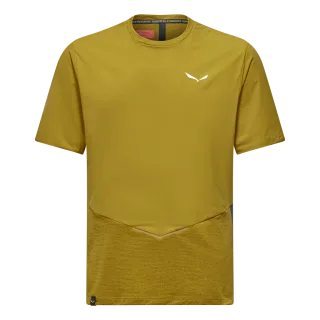 SALEWA - Pedroc Dry'ton Wind T-Shirt Herren - Grün (Gr.50)