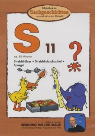 Bibliothek der Sachgeschichten - (S11) Streichhölzer Streichholzschachtel Spargel