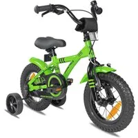 PROMETHEUS BICYCLES Kinderfahrrad HAWK 12 Zoll ab 3 Jahre, 1 Gang, Junge Mädchen Fahrrad Kinder mit Rücktrittbremse Stützräder