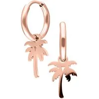 Wildcat Paar Ohrhänger Mini Palm Hoops Pair - Roségold, Chirurgenstahl 316L - wasserfest, langlebig, hautverträglich