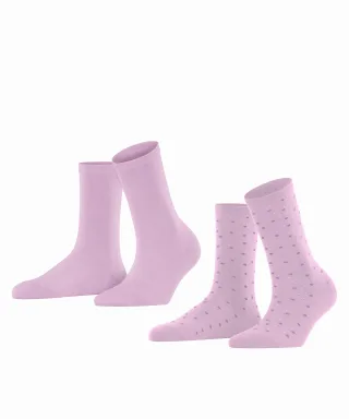 ESPRIT socks & tights - Esprit Playful Dot 2-Pack Damen lupine - Gr. - 36.5