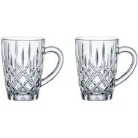 Nachtmann Thermoglas Nachtmann Noblesse Barista Kaffeebecher 2er Set, Glas