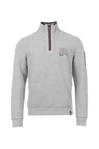 squesto - Sweatshirt grey melange - Gr. - XXL