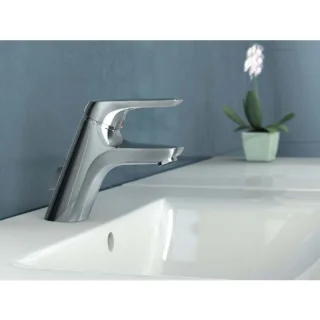 Ideal Standard CeraMix Blue Waschtischarmatur A5646AA mit Ablaufgarnitur, chrom