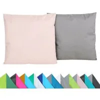 JACK Kissenbezüge JACK 2er Set Wende Outdoor Kissenhülle 2-farbig 45x45cm Wasserfest, (2 Stück), robust und strapazierfähig, Wasserabweisend, für Innen & Außen