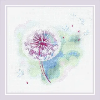 Stickbild "Pusteblume", 15 x 15 cm