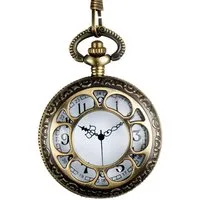 Boland Taschenuhr Taschenuhr Steampunk, Klassische Uhr an Kette für klassiche Charaktere