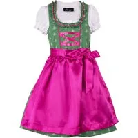 Ramona Lippert Dirndl Kinderdirndl Franziska dunkelgrün 3 teiliges Trachtenkleid