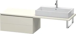 Duravit L-Cube Unterschrank für Konsole Taupe Matt 820x547x400 mm - LC583909191 LC583909191