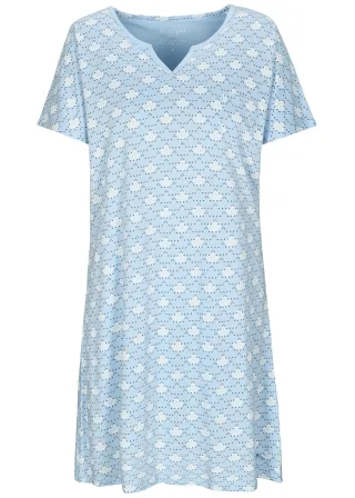 IN LINEA - Da.-Sleepshirt sky paisley - Gr. - 38