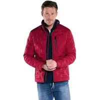 Engbers Steppjacke Herren Jacke mit dezenter Struktur, Rot
