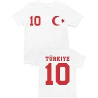 Youth Designz T-Shirt Türkei Kinder T-Shirt im Fußball Trikot Look mit trendigem Motiv