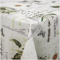 DecoHomeTextil Heimtextilmanufaktur Tischdecke Wachstuch Wachstischdecke Gartentischdecke gefaltet