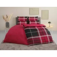 TOM TAILOR HOME Wendebettwäsche Eric in Gr. 135x200 oder 155x220 cm, Renforcé, 3 teilig, mit Reißverschluss, mit GRATIS-Zugabe: Sportbeutel aus 100% Baumwolle