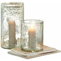 Mirabeau Windlicht Windlicht 2er Set Querlay klar (2er Set, 2er Set)
