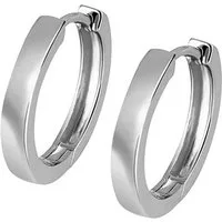 Firetti Paar Creolen Schmuck Geschenk Silber 925 Klappcreole glänzend