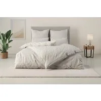 LeGer Home by Lena Gercke Bettwäsche Linnea, Renforcé, 2 teilig, aus 100% Baumwolle, Streifendesign