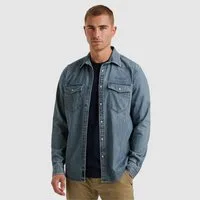 PME LEGEND Jeanshemd mit Logo Stickerei
