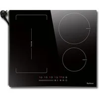 NOXTON Elektro-Kochfeld mit stecker, Einbau-Induktionskochfeld 60 cm, 3500W, 220-240V, Touch-Steuerung, Timer, Kindersicherung & Boost