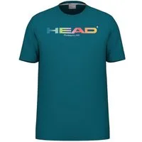 Head T-Shirt Rainbow (Mischgewebe, feuchtigkeitsabsorbierend) 2025 tealblau Herren