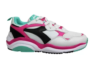 Diadora Whiz Run Herren weiß/rosa Trainer