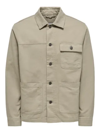 only & sons - Jacke - Onssean grau - Gr. - L