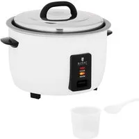 Royal Catering Reiskocher 10L Gastro Dampfkocher Reiskochtopf Gemüsegarer Elektrisch, 1600 W