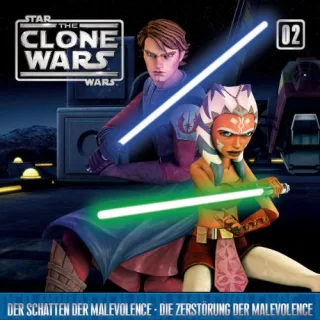 02: Der Schatten der Malevolence/ Die Zerstörung der Malevolence [Audio CD] The Clone Wars