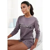 Bench. Loungewear Sweatshirt mit Logodruck und Stickerei, Loungewear