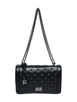 Isabella Rhea Schwarz Rindsledertasche