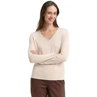 TOM TAILOR V-Ausschnitt-Pullover aus Feinstrick