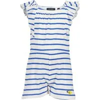Blue Seven Jumpsuit Blue Seven Mädchen Jumpsuit Kurz Overall stripes blau weiß (1-tlg)