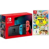 Nintendo Switch Switch Neon-Rot/Neon-Blau inkl. Tomodachi Life, Switch Neon-Rot/Neon-Blau inkl.Tomodachi Life: Wo Träume wahr werden