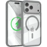 EAZY CASE Handyhülle Transparente Hülle mit MagSafe iPhone 17 Pro Max 6,9 Zoll, Back Cover Slimcover mit Displayschutz, Magsafefunktion, Bumper-Hülle