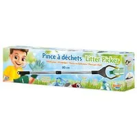 Buki France Gartenpflege-Set BUKI Abfallzange mit Greifkopf und Handschuhen für Kinder ab 6, Ein Teil der Zange ist magnetisch