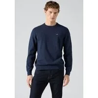 Levi's® Rundhalspullover LIGHTWEIGHT HM SWEATER Feingerippte Abschlüsse