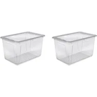 keeeper Aufbewahrungsbox bea (Set, 2 St), 2 x 52 L, mit Air Control-System
