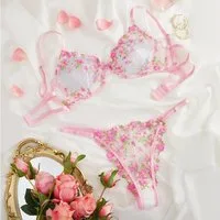 NEXORA Tanga String Tanga BH Set, Dessous, Lingerie (Komplett-Set) Lingerie Set, bestehend aus Hose & Oberteil