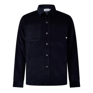 Farah - Hemdjacke für Herren, Kord (Marine)