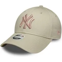 New Era Baseball Cap New York Yankees New Era MLB League Essential 9Forty Women Cap Beige (1-St)