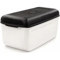 TUPPERWARE Brotkasten BrotMax Junior 2 weiß schwarz Brotkasten